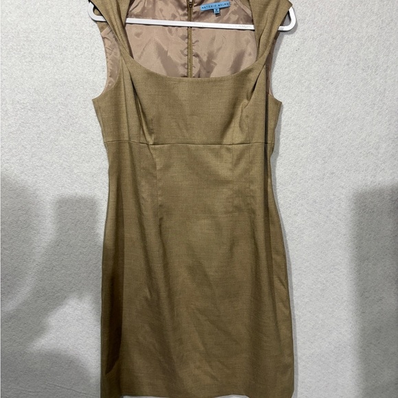 Antonio Melani Tan Dress Size 10 - Picture 3 of 5